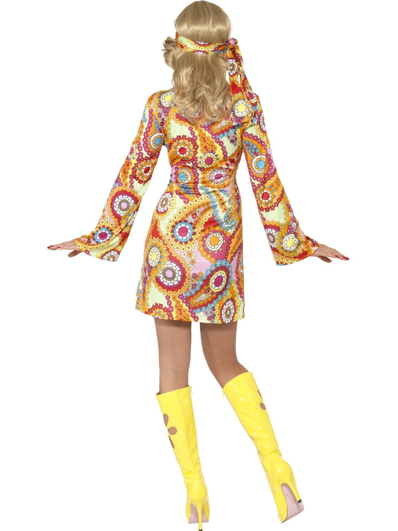 1960'S Hippy Costume, Multi-Coloured