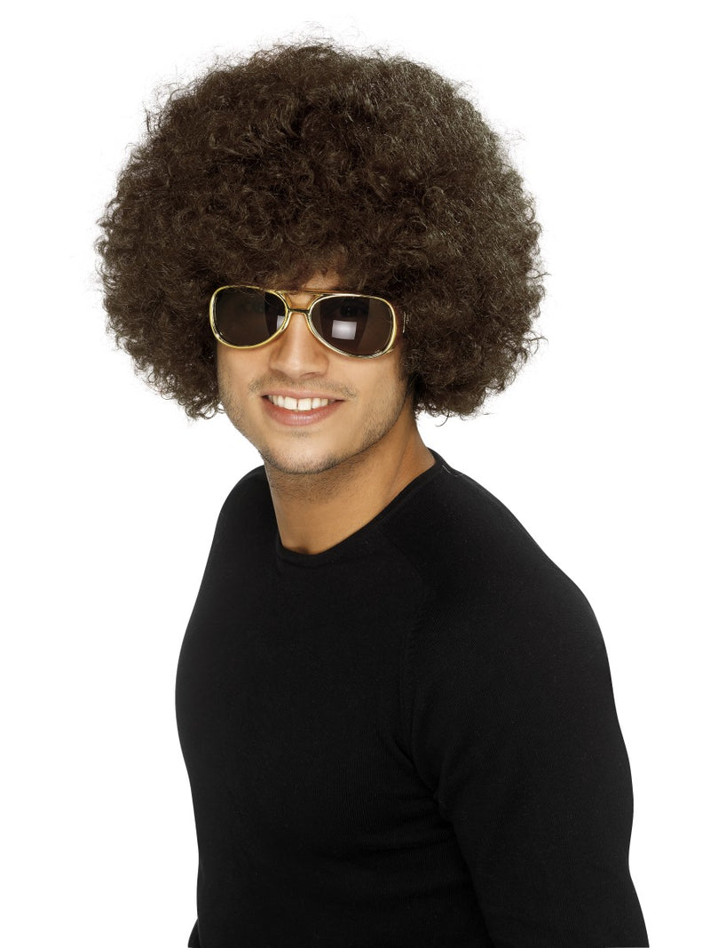 70'S Funky Afro Wig,Brown