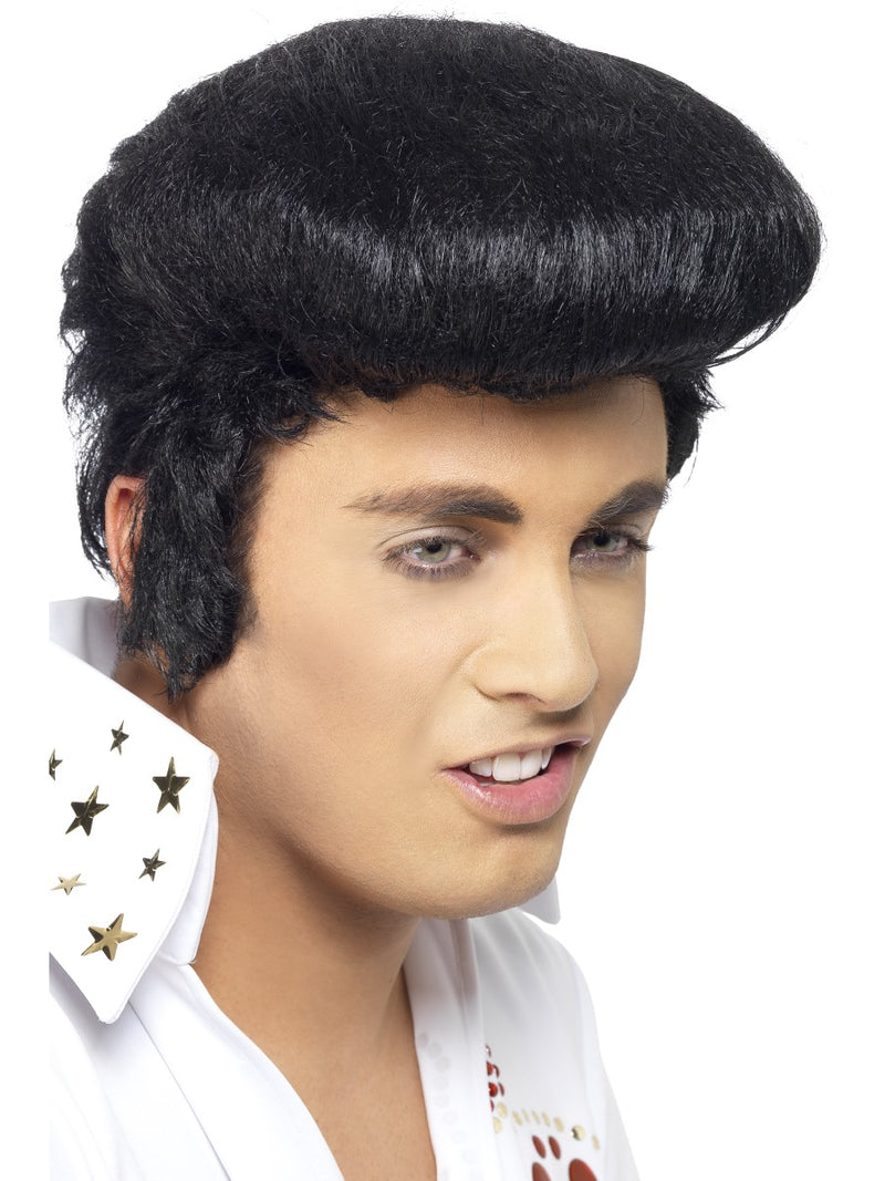 Elvis Deluxe Wig,Black