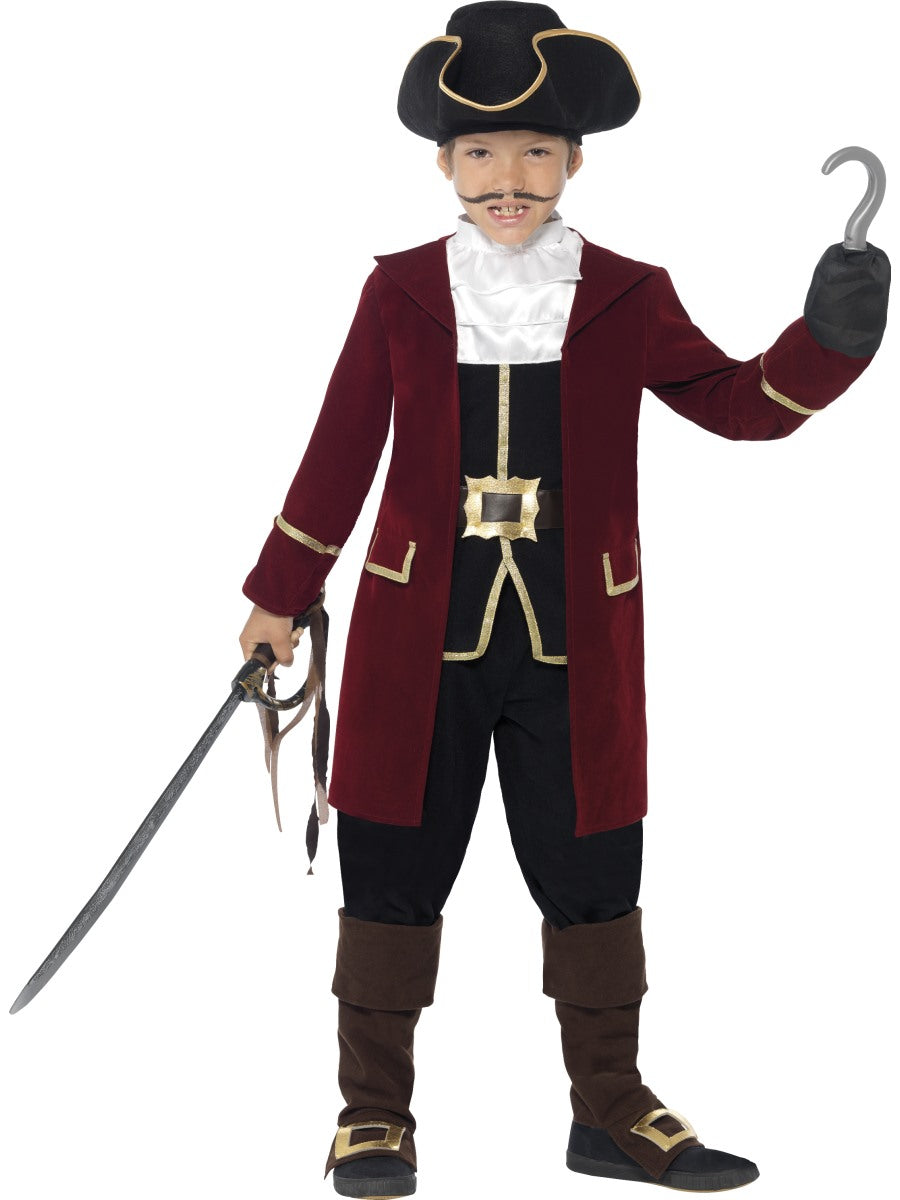 Deluxe Pirate Captain Costume, with Jacket