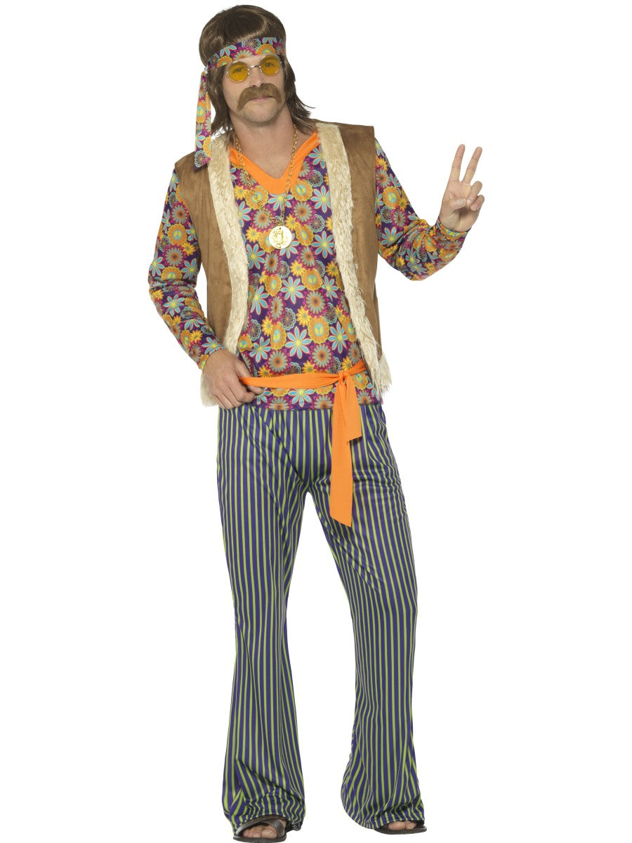 60's Singer Costume, Male, with Top, Waistcoat