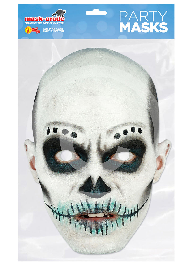Day of the Dead Card Mask - Skull