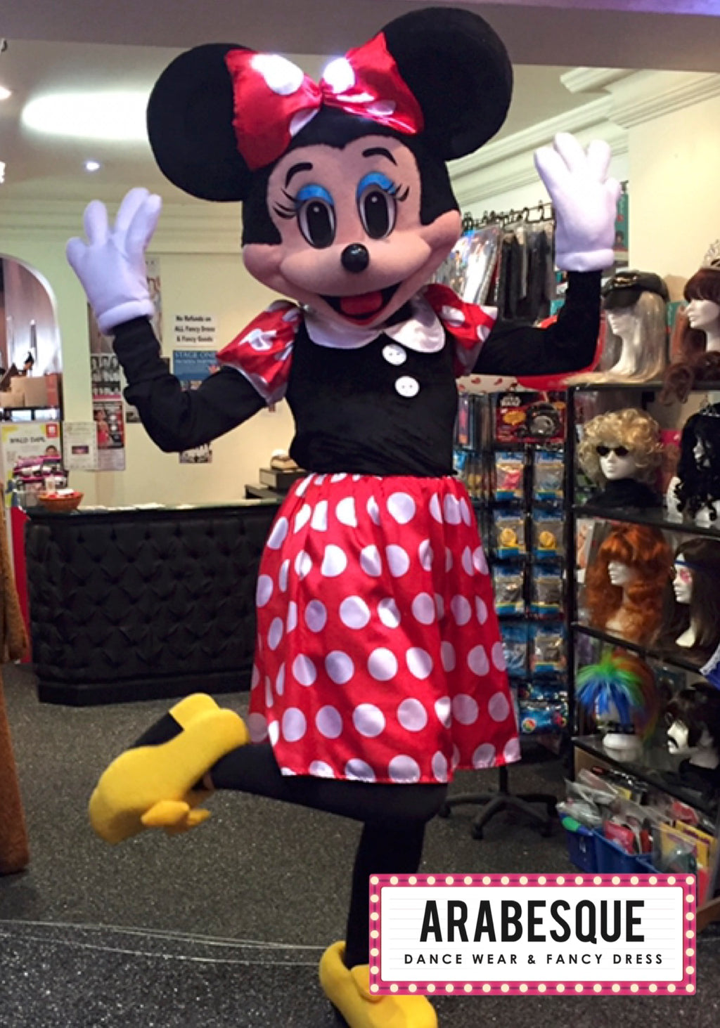 Minnie Mouse Mascot Costume