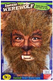 Instant Werewolf - self adhesive facial hair patches
