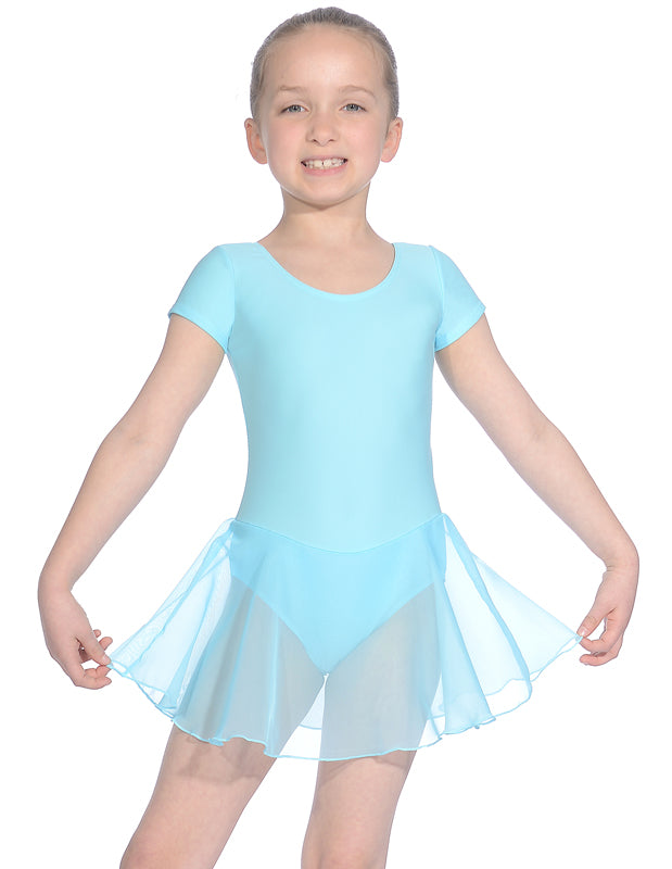 Roch Valley Leotard with attached skirt - aqua