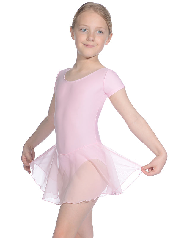 Roch Valley Leotard with attached skirt - pink