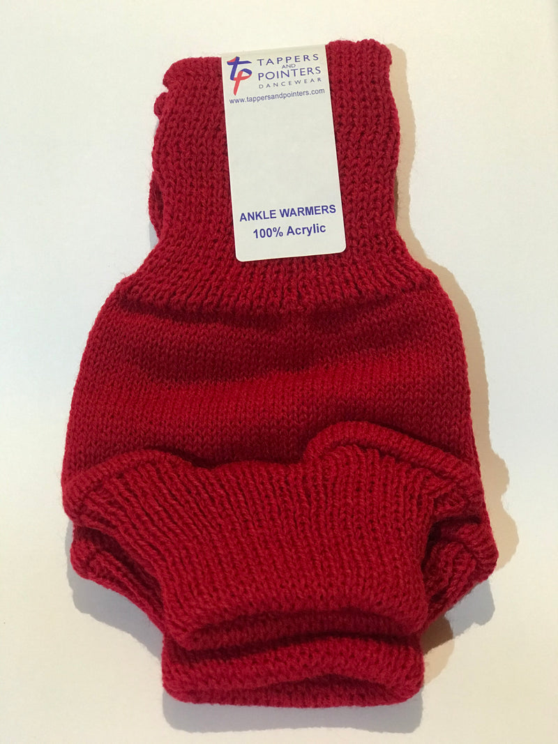Red Children's Ankle Warmers