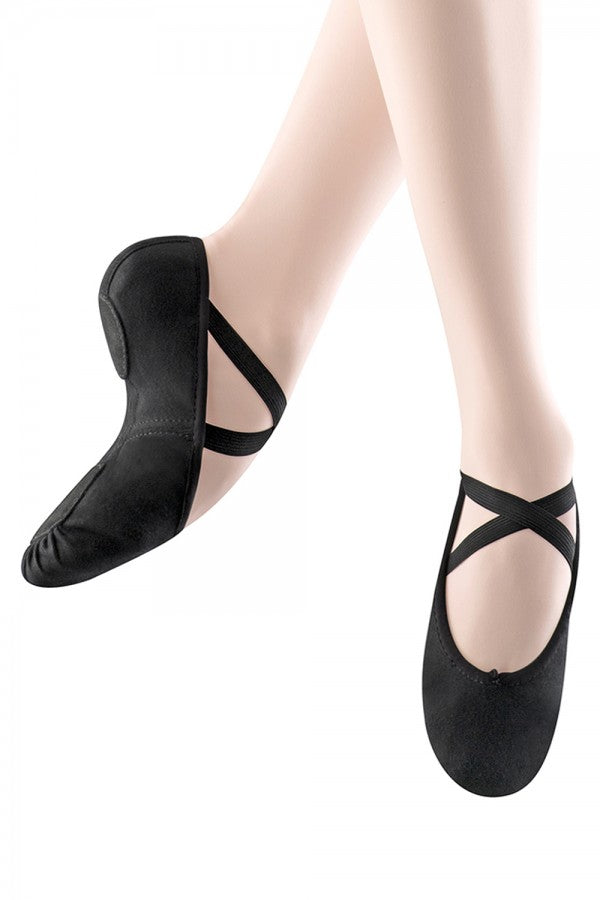 Black Canvas Split Sole Ballet Shoe Bloch