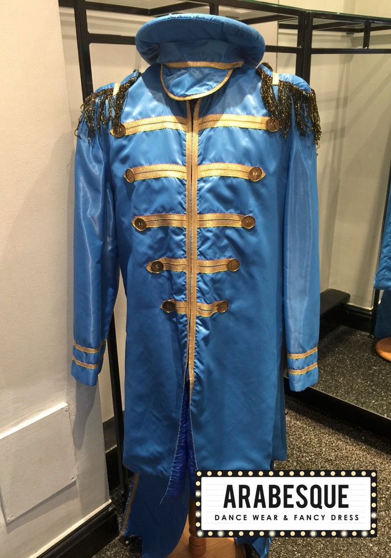 Satin Blue St Peppers Suit - Circus Style Jacket