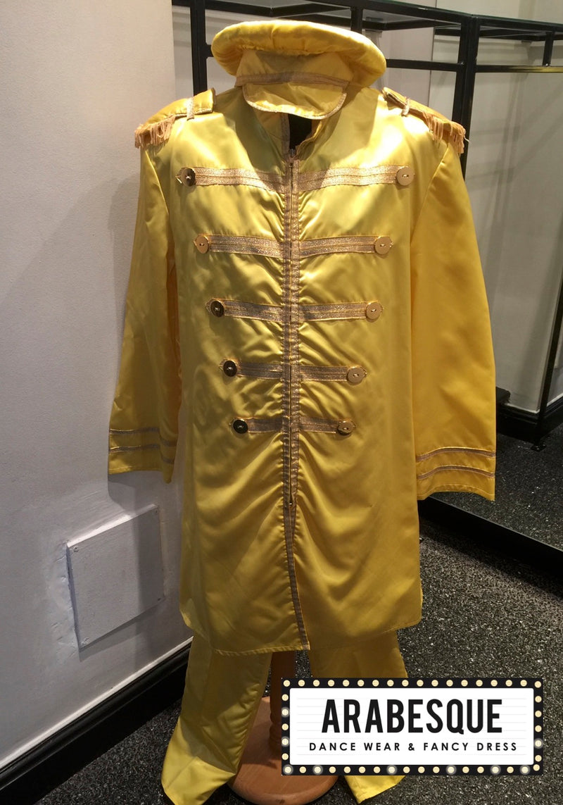 Satin Yellow St Peppers Suit - Circus Style Jacket