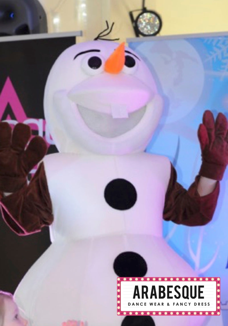 Olaff Snowman Mascot