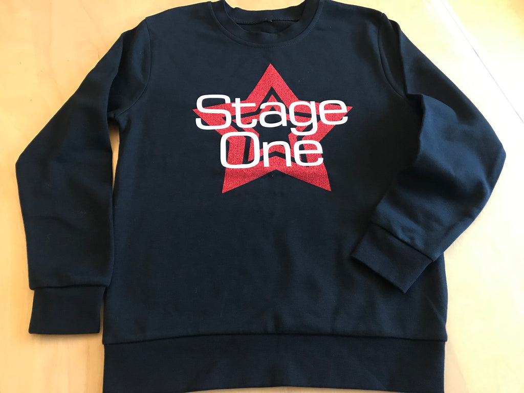 Stage One Theatre School Sweatshirt Red Star
