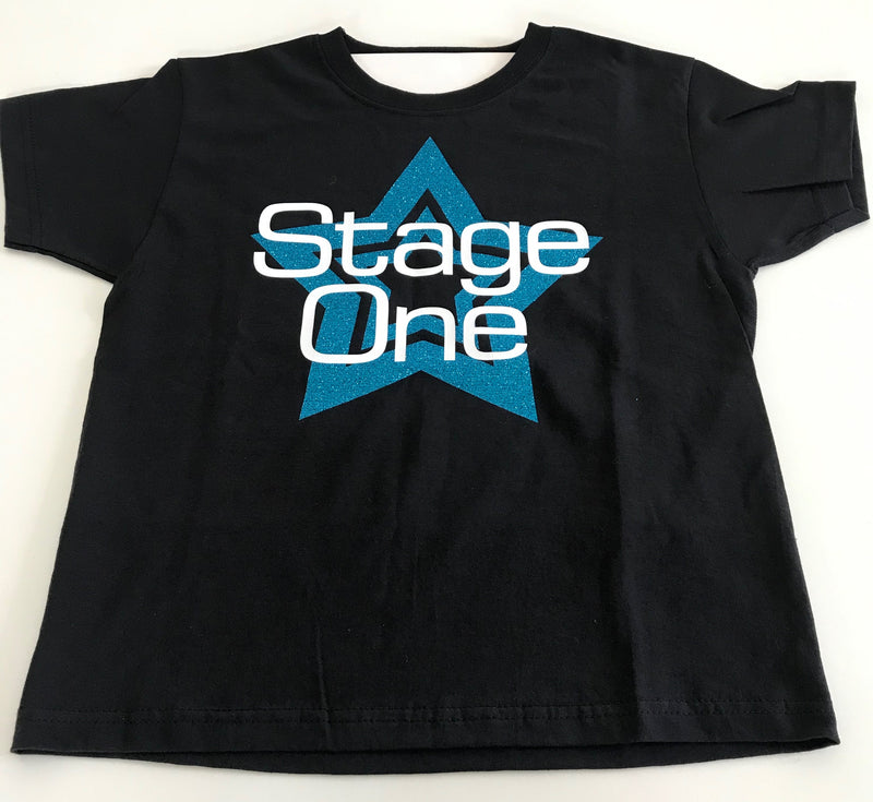 Stage One Uniform - Beginners to Stage & Theatre School T-shirt - Blue Star