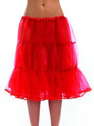 Long Red Underskirt