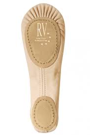Pink leather split sole ballet shoe - Roch Valley